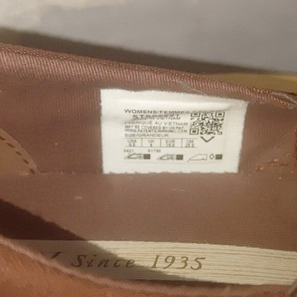 Sperry Good Humor Chocolate Éclair 8.5 Shoes Crest Twin Gore Womens - Picture 8 of 8